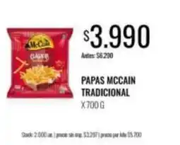 Supermercados Tadicor Papas tradicional oferta