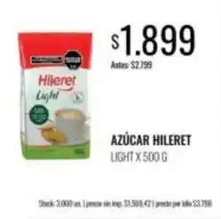 Supermercados Tadicor Hileret - azúcar light oferta