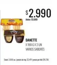 Supermercados Tadicor Danette - danette oferta