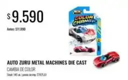 Supermercados Tadicor Auto zuru metal machines die cast cambia de color oferta