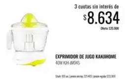 Supermercados Tadicor Pro - exprimidor de jugo 40w kjh-jm045 oferta