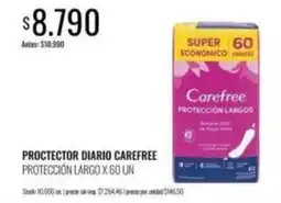 Supermercados Tadicor Carefree - protector diario oferta
