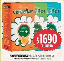 Supermercados Vea Verdeflor - yerba mate oferta