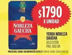 Supermercados Vea Nobleza gaucha - yerba oferta