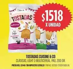 Supermercados Vea Tostadas oferta