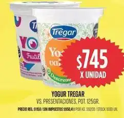 Supermercados Vea Tregar - yogur oferta