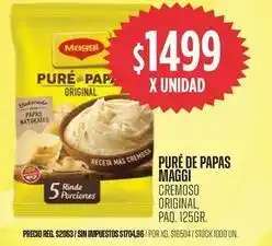 Supermercados Vea Maggi - puré de papas original oferta