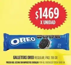 Supermercados Vea Oreo - galletitas regular oferta