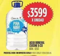 Supermercados Vea Cuisine - agua mineral oferta