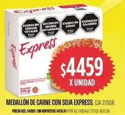 Supermercados Vea Express - medallón de carne con soja oferta