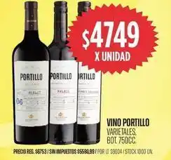 Supermercados Vea Portillo - vino varietales oferta