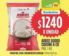 Supermercados Vea Arroz 00000 cuisine & co oferta
