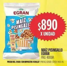 Supermercados Vea Egran - maiz pisingallo oferta