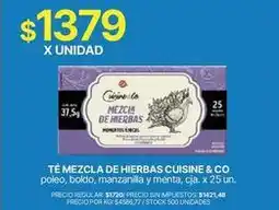 Supermercados Vea Té mezcla de hierbas oferta