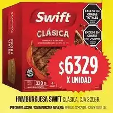 Supermercados Vea Swift - hamburguesa clásica oferta