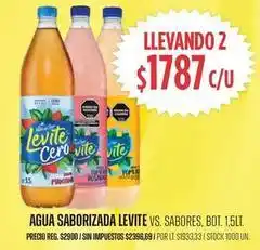 Supermercados Vea Levité - agua saborizada oferta