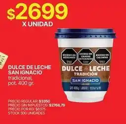 Supermercados Vea San ignacio - dulce de leche tradicion oferta