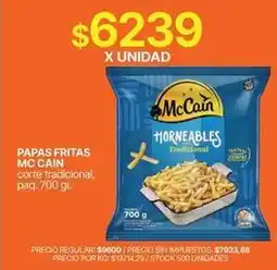 Supermercados Vea Papas fritas oferta