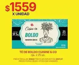 Supermercados Vea Té de boldo oferta