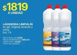 Supermercados Vea Lavandina limpialin oferta