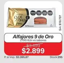Ferniplast 9 de oro - alfajores oferta