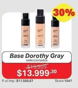 Ferniplast Base dorothy gray seleccionados oferta