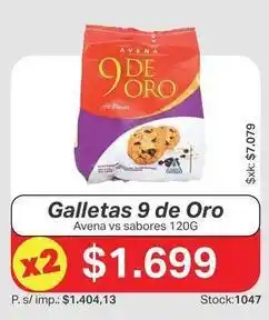 Ferniplast 9 de oro - galletas oferta