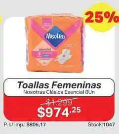 Ferniplast Nosotras - toallas femeninas oferta