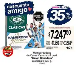 La Anonima Unión - hamburguesas clásicas oferta