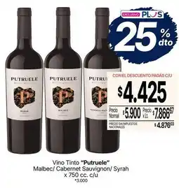 La Anonima Putruele - vino tinto malbec/ cabernet sauvignon/ syrah oferta