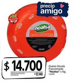La Anonima Queso gouda fraccionado oferta