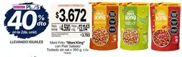 La Anonima Mani frito mani king con piel salado tostado sin sal oferta