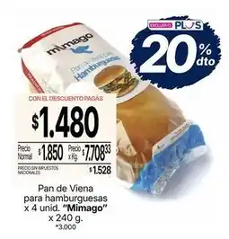La Anonima Pan de viena para hamburguesas oferta