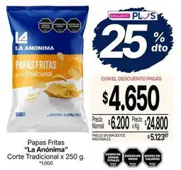 La Anonima La anónima - papas fritas corte tradicional oferta