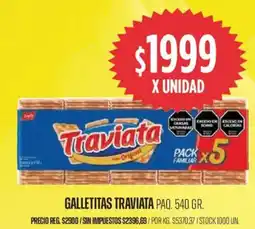 Supermercados Vea Traviata galletitas oferta