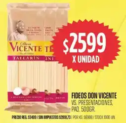 Supermercados Vea Don vicente te tallarinini oferta