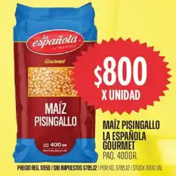 Supermercados Vea La española maíz pisingallo oferta