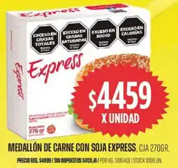 Supermercados Vea Express medallón de carne con soja cja oferta