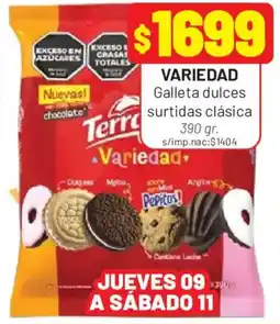 Almacor Terracita variedad galleta dulces surtidas clásica oferta