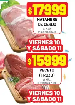 Almacor Matambre de cerdo oferta