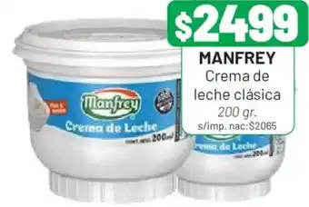 Manfrey crema de leche clásica