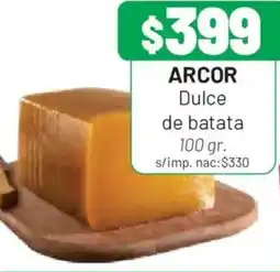 Almacor Arcor dulce de batata oferta