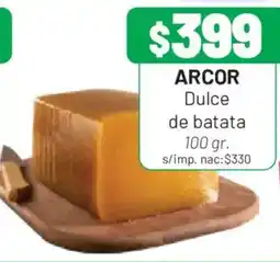 Almacor Arcor dulce de batata oferta