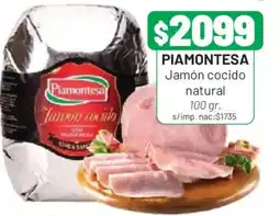 Almacor Piamontesa jamón cocido natural oferta