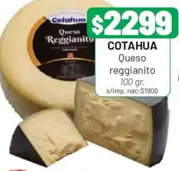 Almacor Cotahua queso reggianito oferta