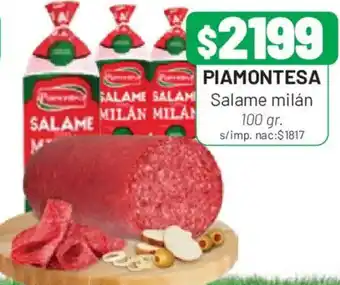 Almacor Piamontesa salame milán oferta