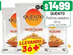Almacor Quento palitos salados oferta