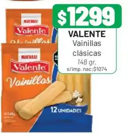 Almacor Valente vainillas clásicas oferta