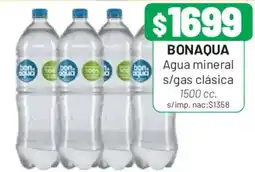 Almacor Bonaqua agua mineral s/gas clásica oferta