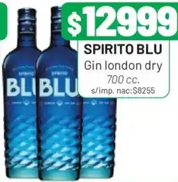 Almacor Spirito blu gin london dry oferta